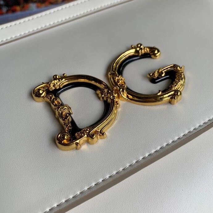 Dolce & Gabbana Origianl Leather Shoulder Bag 5157 white Dolce & Gabbana Origianl Leather Shoulder Bag 5157 white