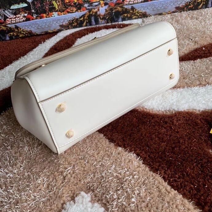 Dolce & Gabbana Origianl Leather Shoulder Bag 5157 white Dolce & Gabbana Origianl Leather Shoulder Bag 5157 white