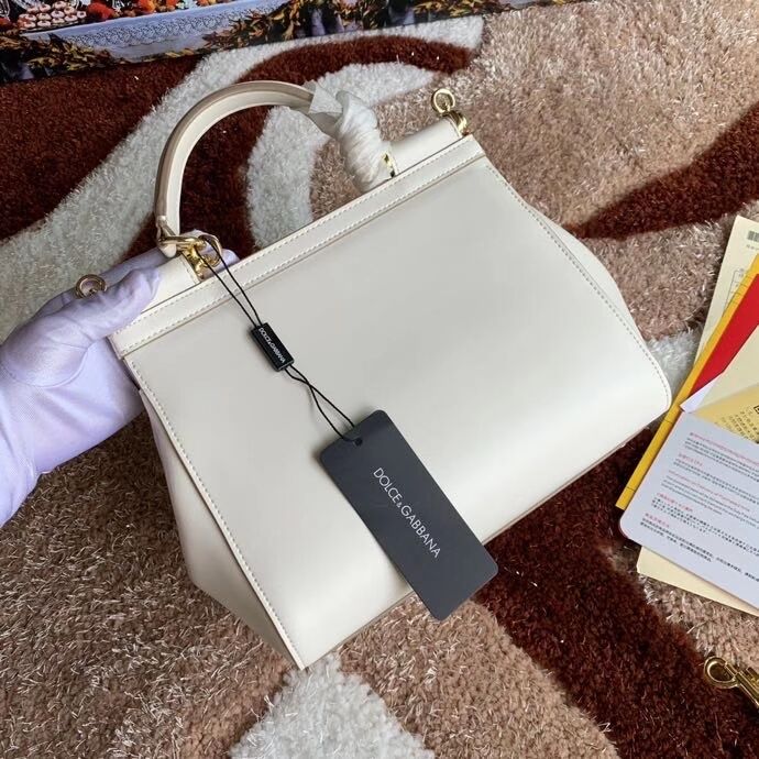 Dolce & Gabbana Origianl Leather Shoulder Bag 5157 white Dolce & Gabbana Origianl Leather Shoulder Bag 5157 white