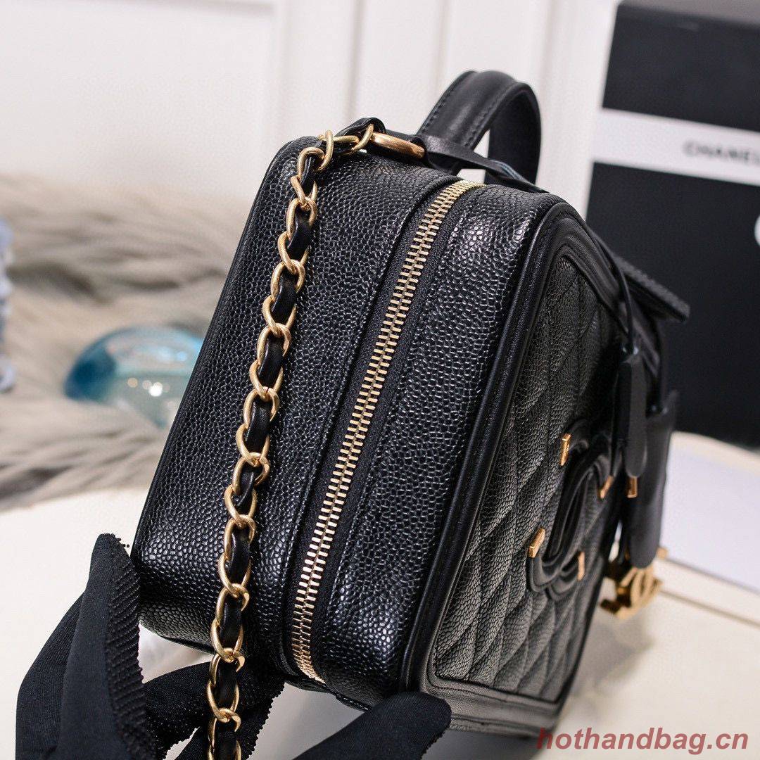 Chanel mini Vanity Case Original A93342 Black Chanel mini Vanity Case Original A93342 Black