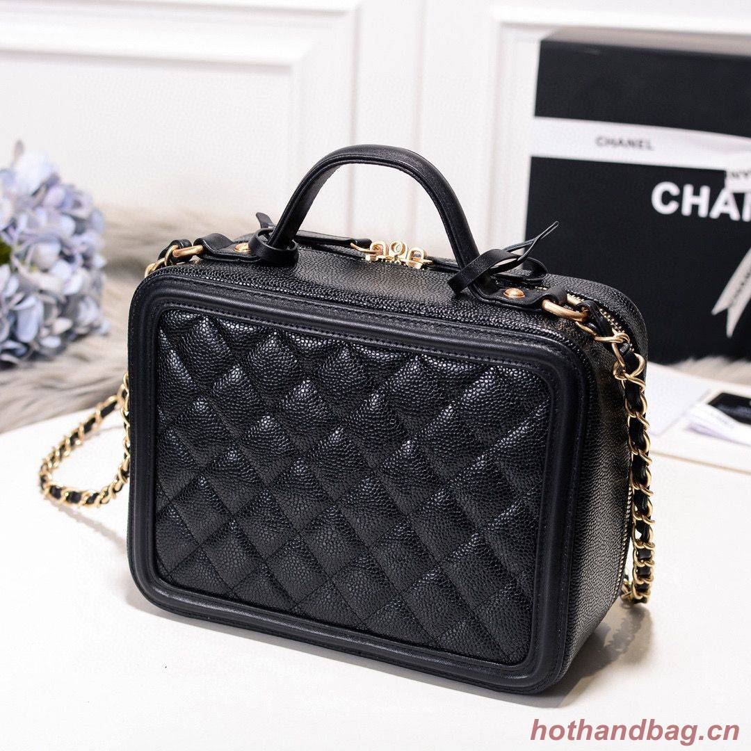 Chanel mini Vanity Case Original A93342 Black Chanel mini Vanity Case Original A93342 Black