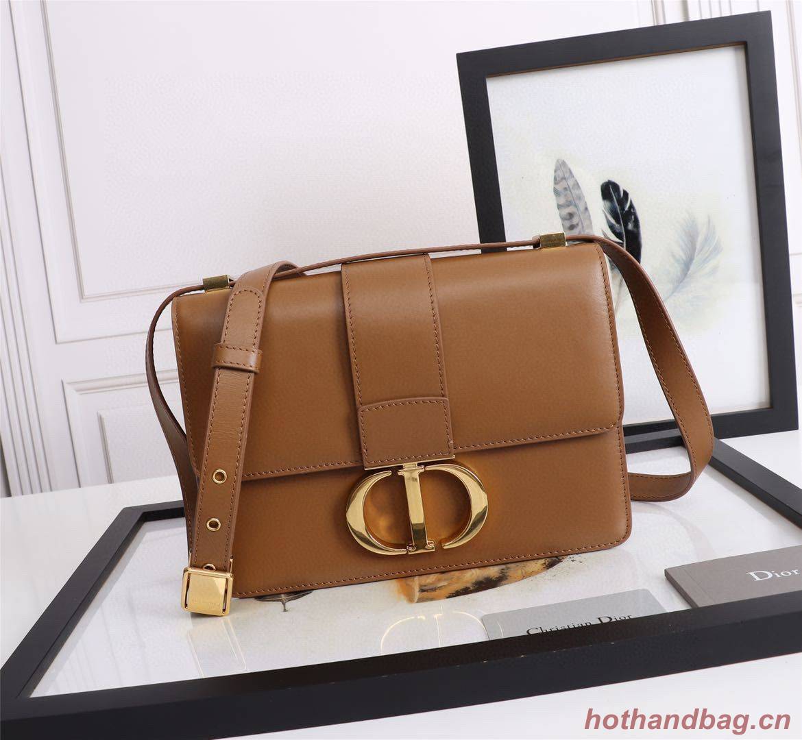 DIOR 30 MONTAIGNE BAG Box Calfskin M9203UM DIOR 30 MONTAIGNE BAG Box Calfskin M9203UM