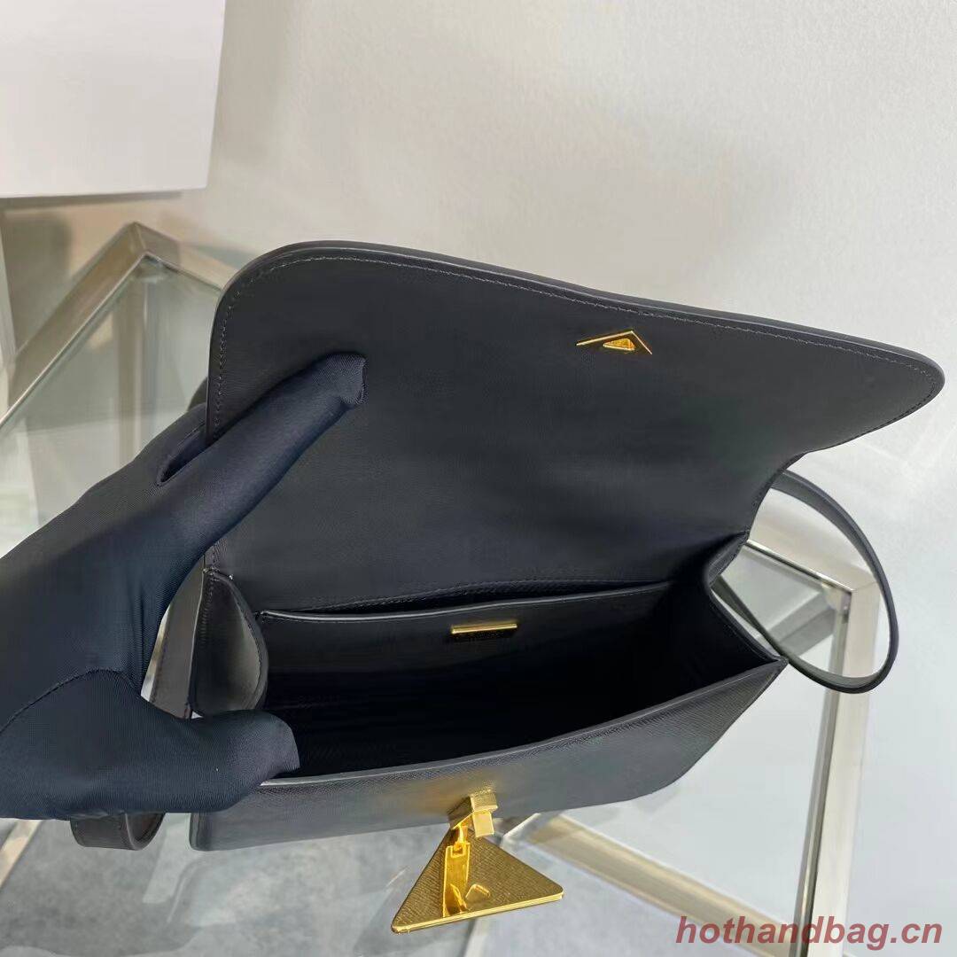 Prada Saffiano leather Identity shoulder bag 1BN320 black Prada Saffiano leather Identity shoulder bag 1BN320 black