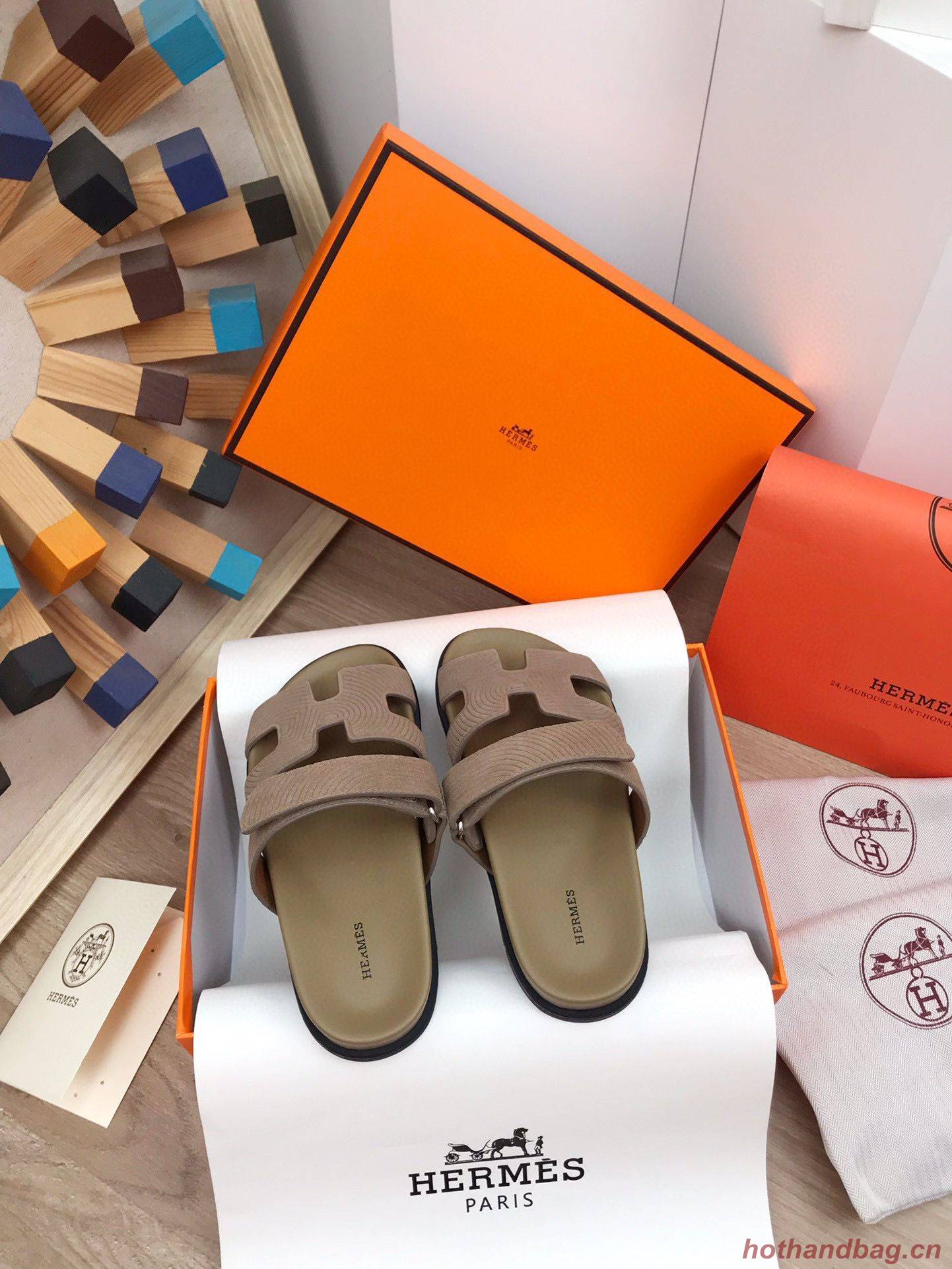 Hermes Shoes 2022 Gray Chypre sandals HM63920 Hermes Shoes 2022 Gray Chypre sandals HM63920