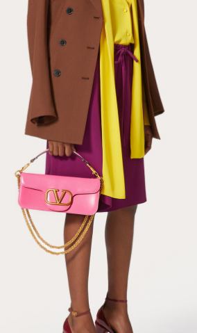 VALENTINO GARAVANI Loco Calf leather bag 2B0K30 pink VALENTINO GARAVANI Loco Calf leather bag 2B0K30 pink