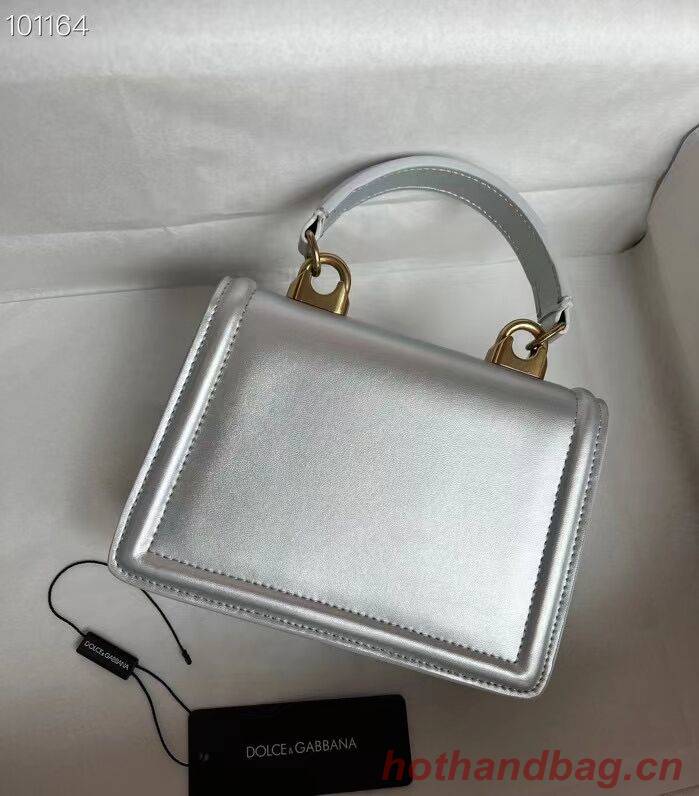 Dolce & Gabbana Origianl Leather Shoulder Bag 4011 silver Dolce & Gabbana Origianl Leather Shoulder Bag 4011 silver