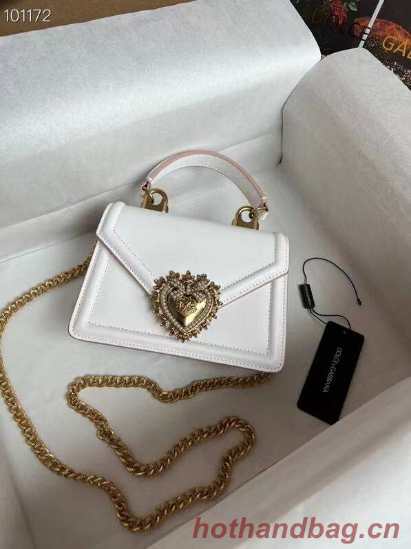 Dolce & Gabbana Origianl Leather Shoulder Bag 4011 white Dolce & Gabbana Origianl Leather Shoulder Bag 4011 white