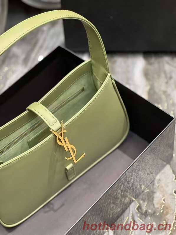 YSL LE 5 A 7 HOBO BAG IN SMOOTH LEATHER Y687228 PISTACHE YSL LE 5 A 7 HOBO BAG IN SMOOTH LEATHER Y687228 PISTACHE