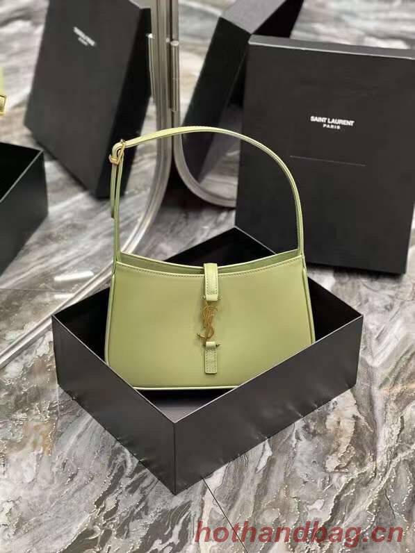 YSL LE 5 A 7 HOBO BAG IN SMOOTH LEATHER Y687228 PISTACHE YSL LE 5 A 7 HOBO BAG IN SMOOTH LEATHER Y687228 PISTACHE