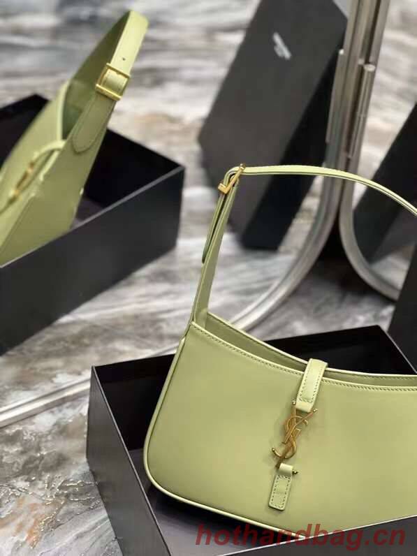 YSL LE 5 A 7 HOBO BAG IN SMOOTH LEATHER Y687228 PISTACHE YSL LE 5 A 7 HOBO BAG IN SMOOTH LEATHER Y687228 PISTACHE