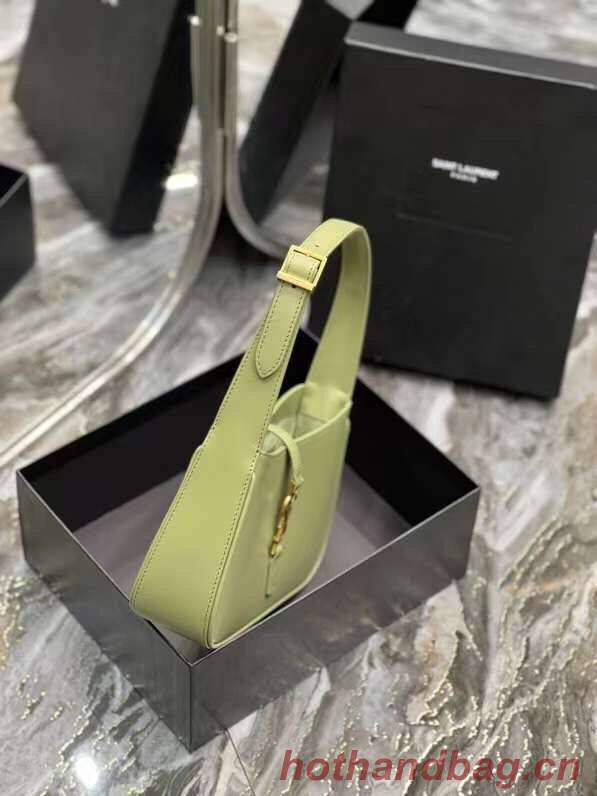 YSL LE 5 A 7 HOBO BAG IN SMOOTH LEATHER Y687228 PISTACHE YSL LE 5 A 7 HOBO BAG IN SMOOTH LEATHER Y687228 PISTACHE