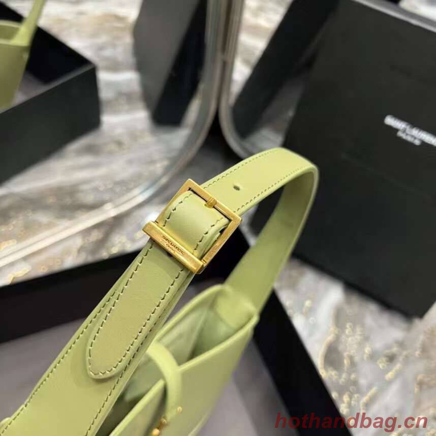 YSL LE 5 A 7 HOBO BAG IN SMOOTH LEATHER Y687228 PISTACHE YSL LE 5 A 7 HOBO BAG IN SMOOTH LEATHER Y687228 PISTACHE