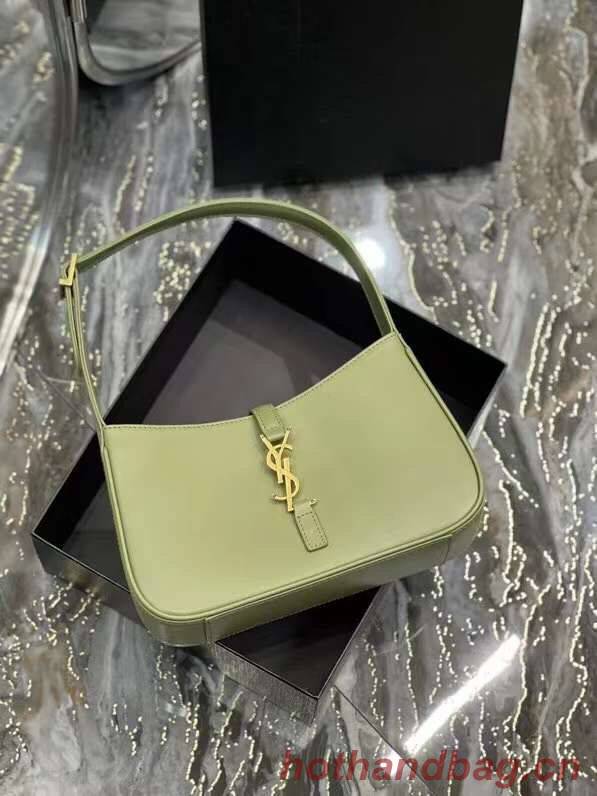 YSL LE 5 A 7 HOBO BAG IN SMOOTH LEATHER Y687228 PISTACHE YSL LE 5 A 7 HOBO BAG IN SMOOTH LEATHER Y687228 PISTACHE