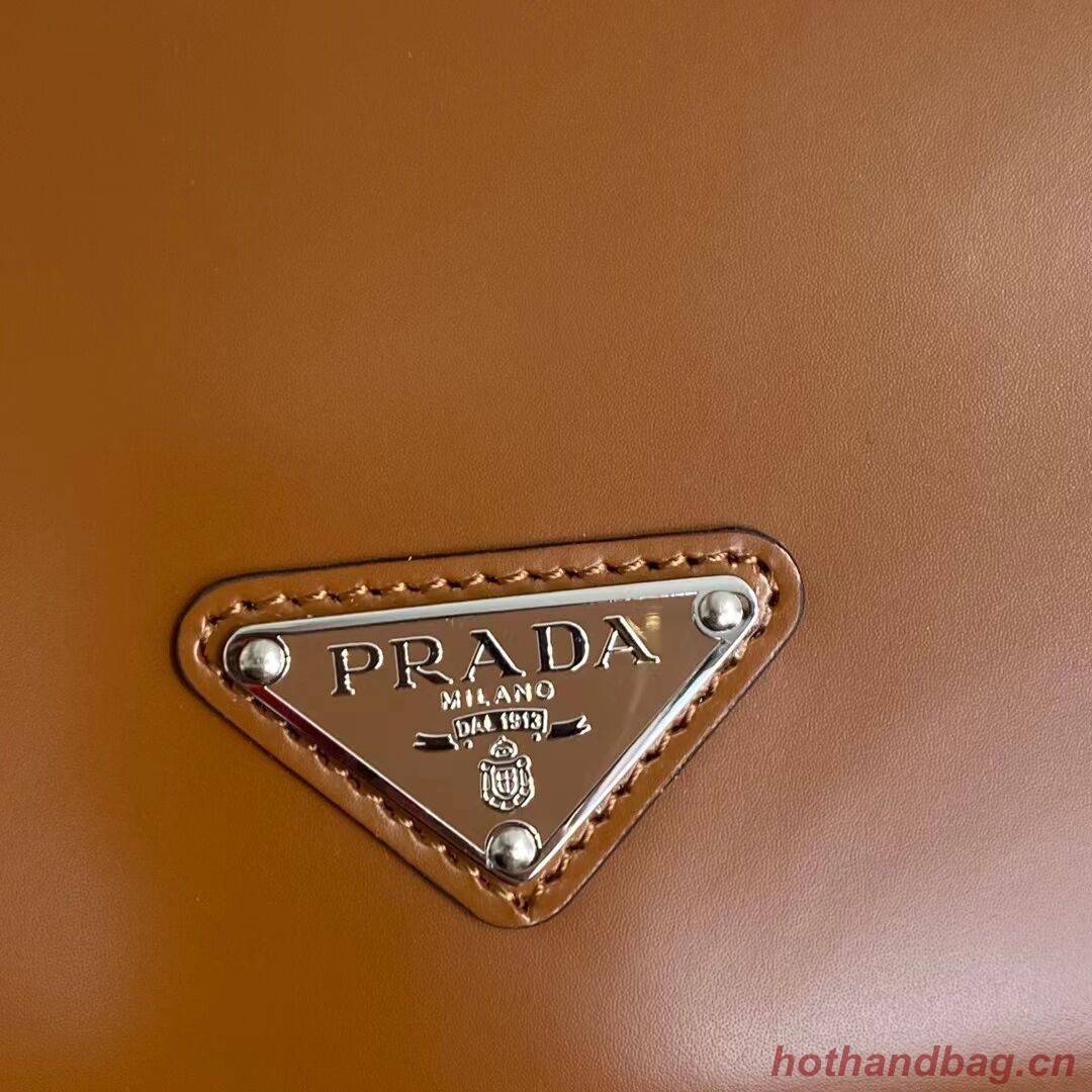Prada Brushed leather Femme bag 1BD323 brown Prada Brushed leather Femme bag 1BD323 brown