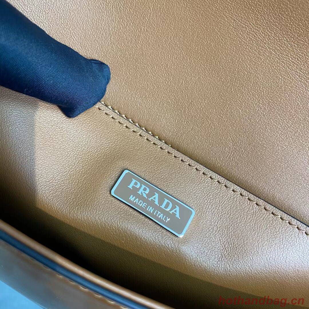 Prada Brushed leather Femme bag 1BD323 brown Prada Brushed leather Femme bag 1BD323 brown