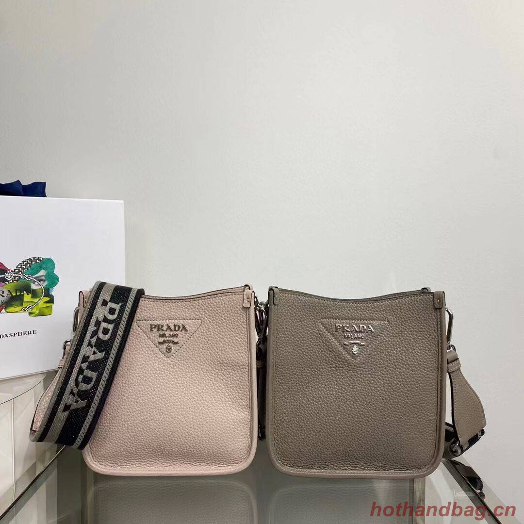 Prada Leather mini shoulder bag 1BH191 pink Prada Leather mini shoulder bag 1BH191 pink