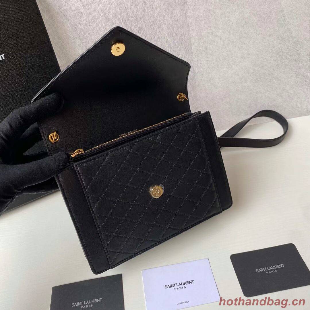 Yves Saint Laurent GABY MINI SATCHEL IN QUILTED LAMBSKIN 6855741 black Yves Saint Laurent GABY MINI SATCHEL IN QUILTED LAMBSKIN 6855741 black