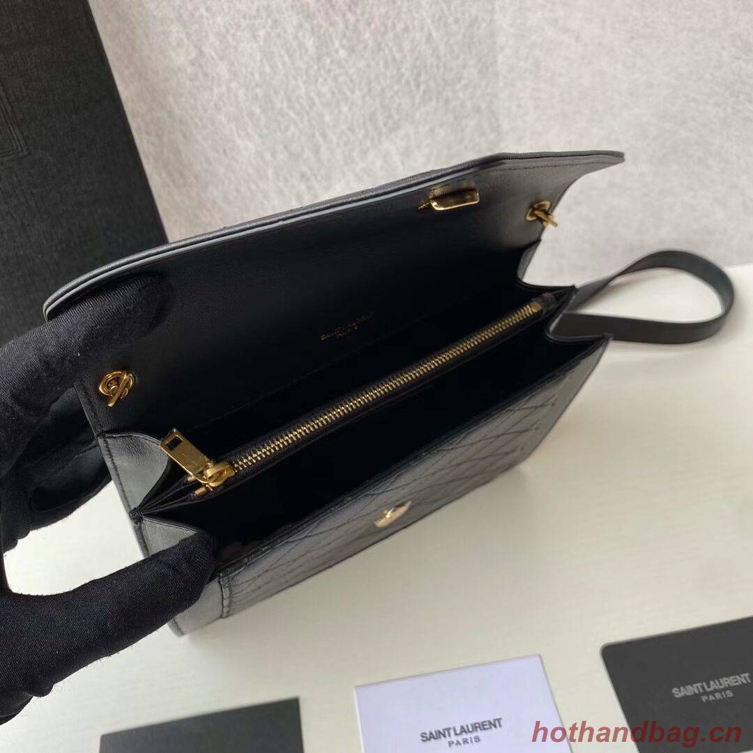 Yves Saint Laurent GABY MINI SATCHEL IN QUILTED LAMBSKIN 6855741 black Yves Saint Laurent GABY MINI SATCHEL IN QUILTED LAMBSKIN 6855741 black