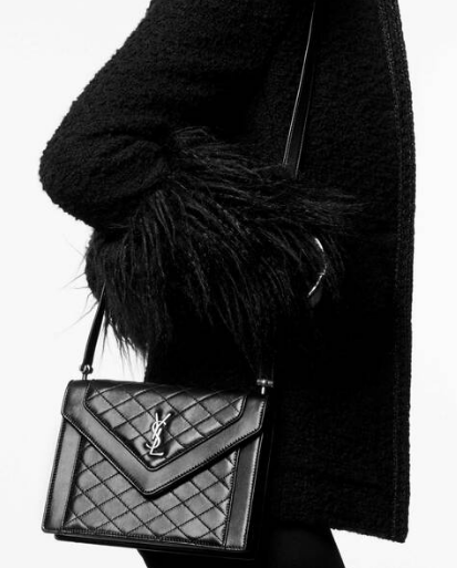 Yves Saint Laurent GABY MINI SATCHEL IN QUILTED LAMBSKIN 6855741 black Yves Saint Laurent GABY MINI SATCHEL IN QUILTED LAMBSKIN 6855741 black