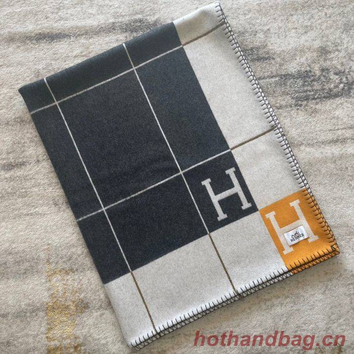Hermes Lambswool&Cashmere Shawl&Blanket HMB00001 Hermes Lambswool&Cashmere Shawl&Blanket HMB00001