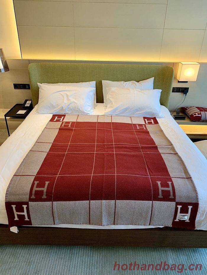 Hermes Lambswool&Cashmere Shawl&Blanket HMB00002 Hermes Lambswool&Cashmere Shawl&Blanket HMB00002