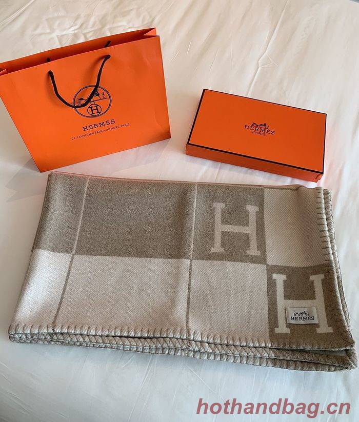 Hermes Lambswool&Cashmere Shawl&Blanket HMB00006 Hermes Lambswool&Cashmere Shawl&Blanket HMB00006