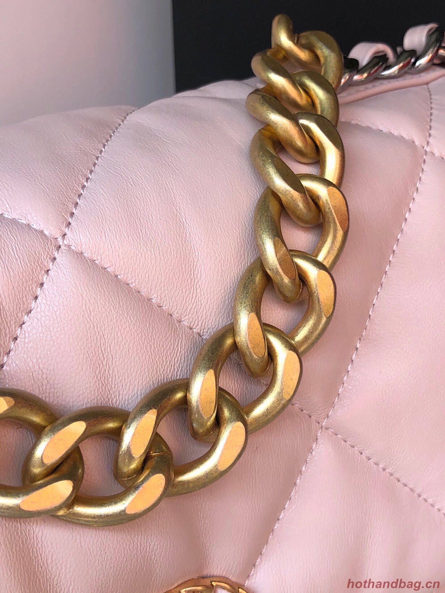 CHANEL Original Lambskin 19 Flap Bag AS1160 AS1161 light Pink CHANEL Original Lambskin 19 Flap Bag AS1160 AS1161 light Pink