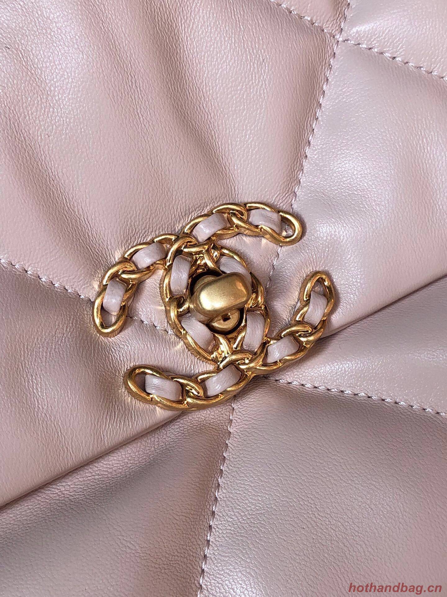 CHANEL Original Lambskin 19 Flap Bag AS1160 AS1161 light Pink CHANEL Original Lambskin 19 Flap Bag AS1160 AS1161 light Pink