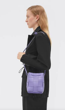 Bottega Veneta Small Cassette Bucket Bag 680218 Wisteria Bottega Veneta Small Cassette Bucket Bag 680218 Wisteria