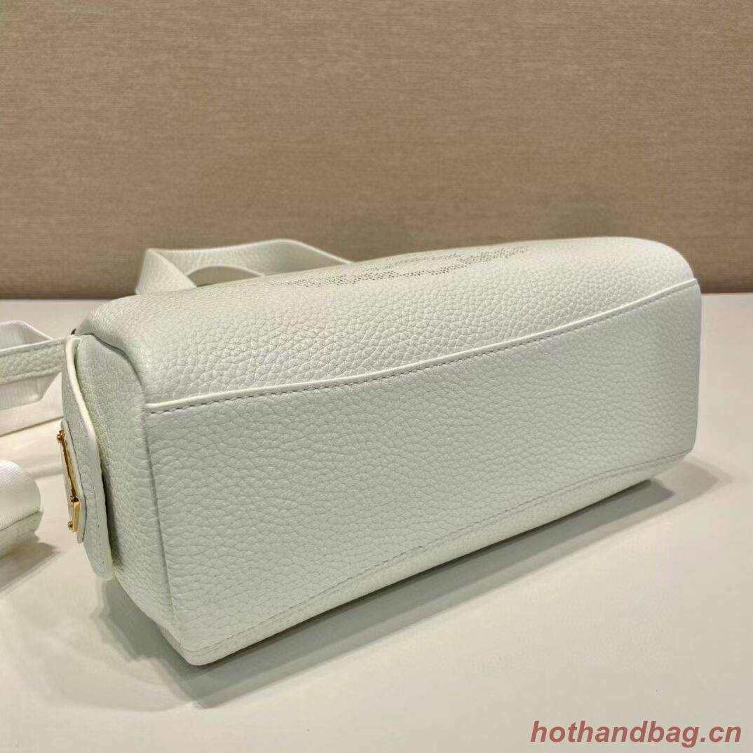 Prada leather tote bag 1DH770 white Prada leather tote bag 1DH770 white