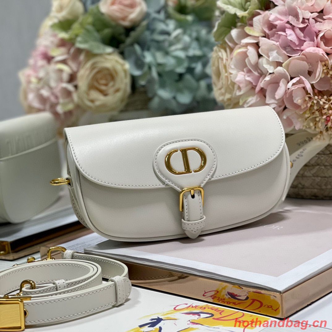 DIOR BOBBY EAST-WEST BAG Box Calfskin M9317S Off White DIOR BOBBY EAST-WEST BAG Box Calfskin M9317S Off White