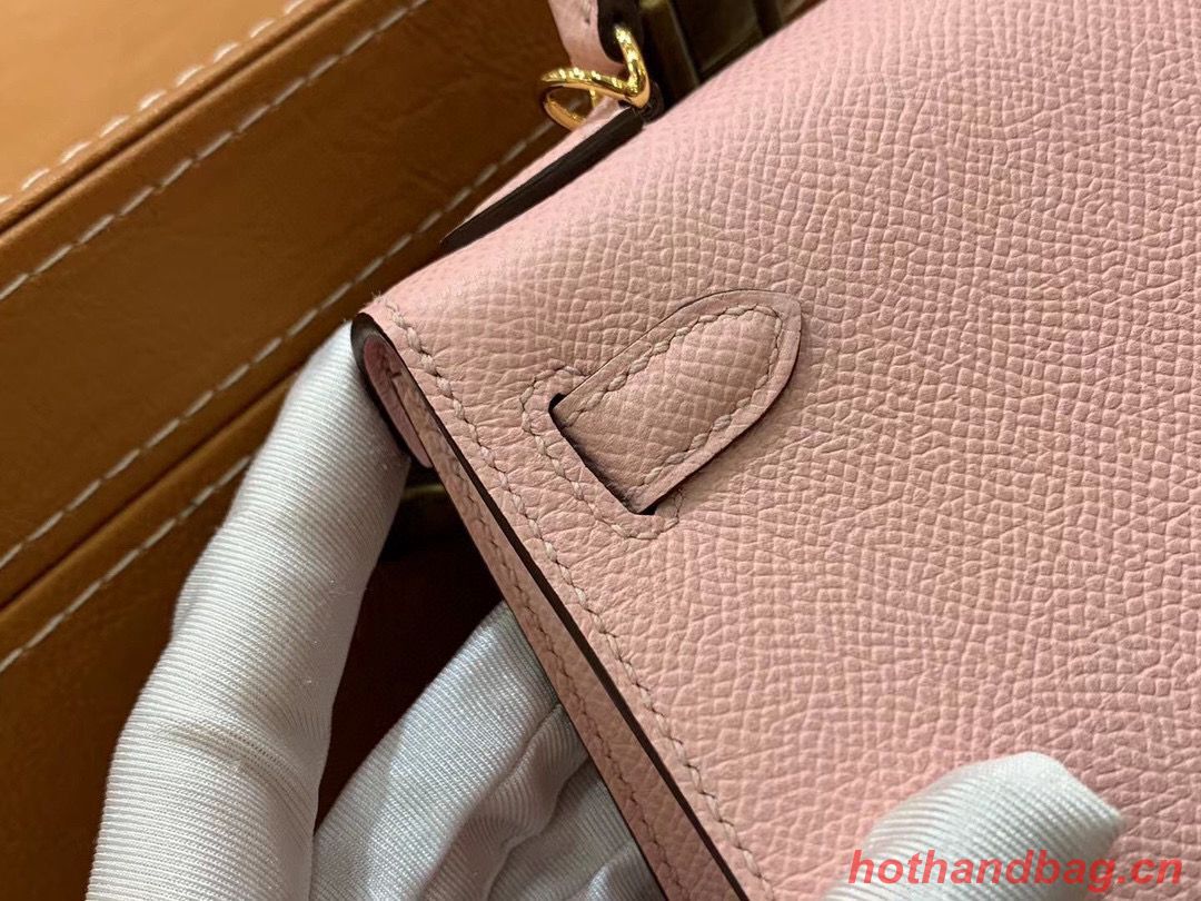 Hermes Kelly 22cm 25cm Tote Original Epsom Leather Bag KL22 KL25 Nude Pink Hermes Kelly 22cm 25cm Tote Original Epsom Leather Bag KL22 KL25 Nude Pink