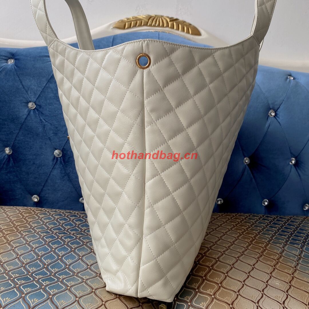 Yves Saint Laurent ICARE MAXI SHOPPING BAG IN QUILTED LAMBSKIN 698652 white Yves Saint Laurent ICARE MAXI SHOPPING BAG IN QUILTED LAMBSKIN 698652 white