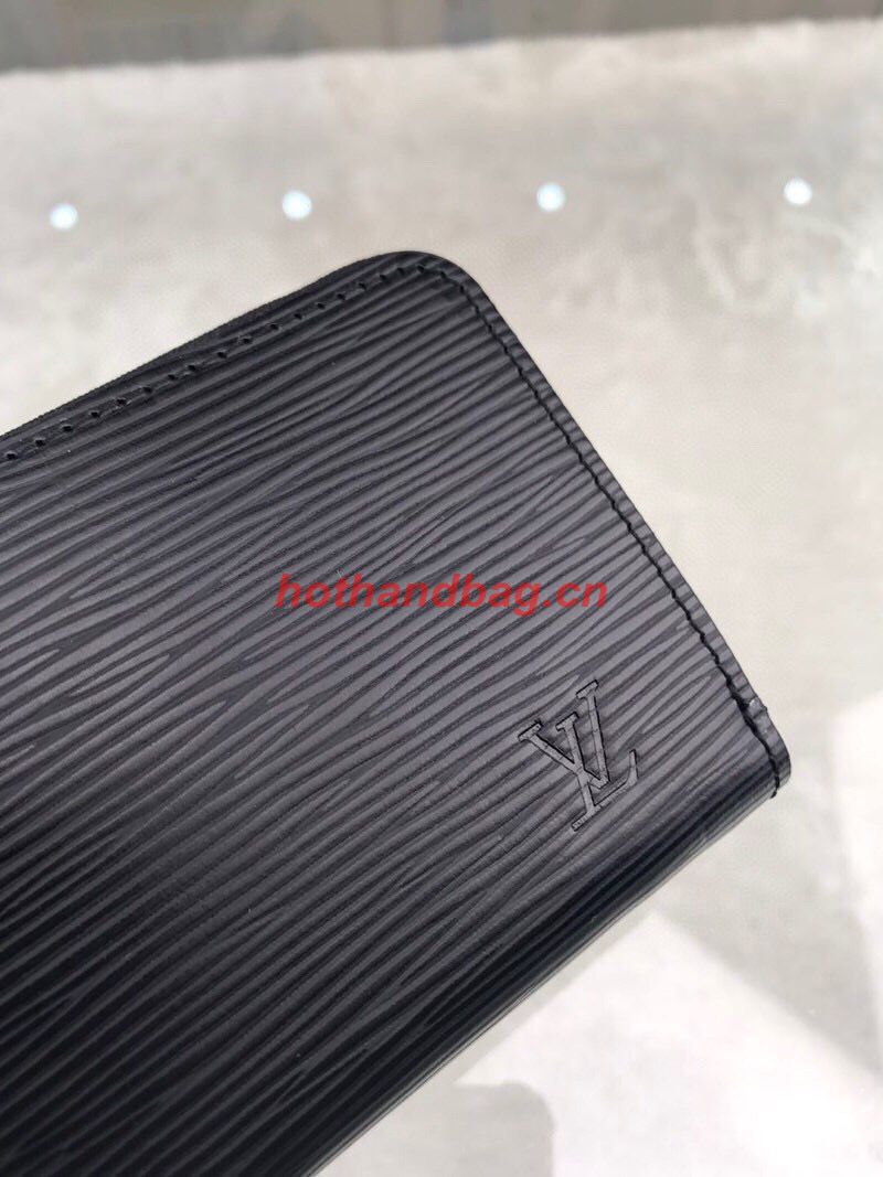 Louis Vuitton CARTERA CLEMENCE WALLET Original EPI Leather M60915 Black Louis Vuitton CARTERA CLEMENCE WALLET Original EPI Leather M60915 Black