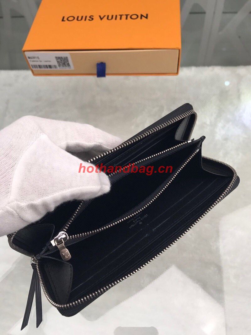 Louis Vuitton CARTERA CLEMENCE WALLET Original EPI Leather M60915 Black Louis Vuitton CARTERA CLEMENCE WALLET Original EPI Leather M60915 Black