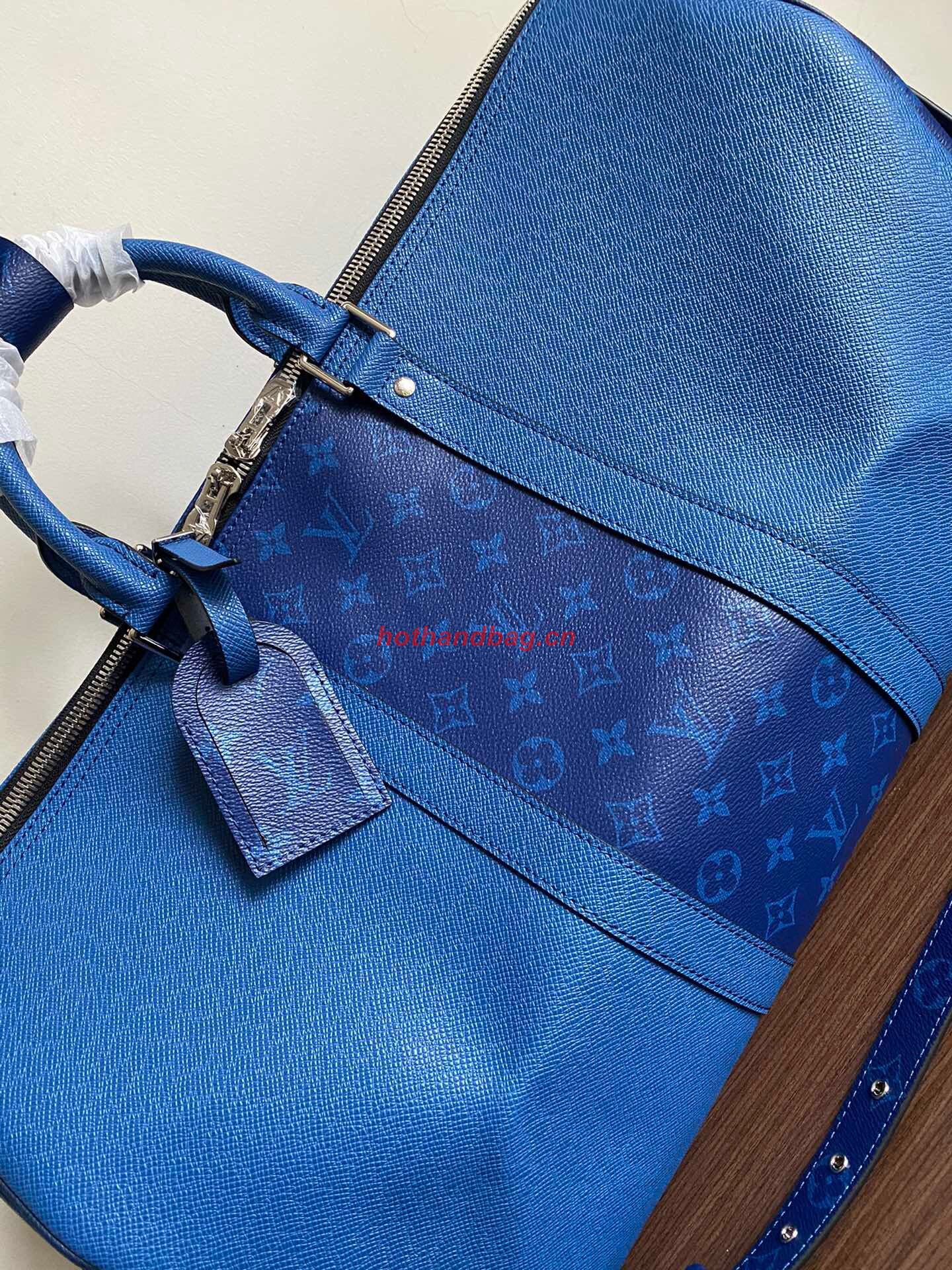Louis Vuitton KEEPALL BANDOULIERE 50 M53766 Blue Louis Vuitton KEEPALL BANDOULIERE 50 M53766 Blue
