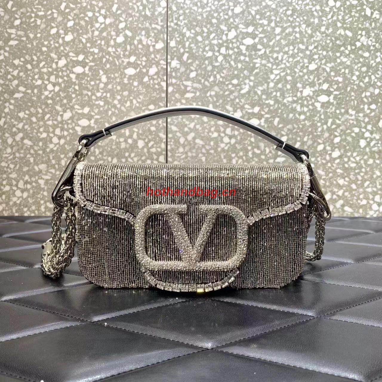 VALENTINO MINI LOCO imitation crystal shoulder bag WB0K55 VALENTINO MINI LOCO imitation crystal shoulder bag WB0K55