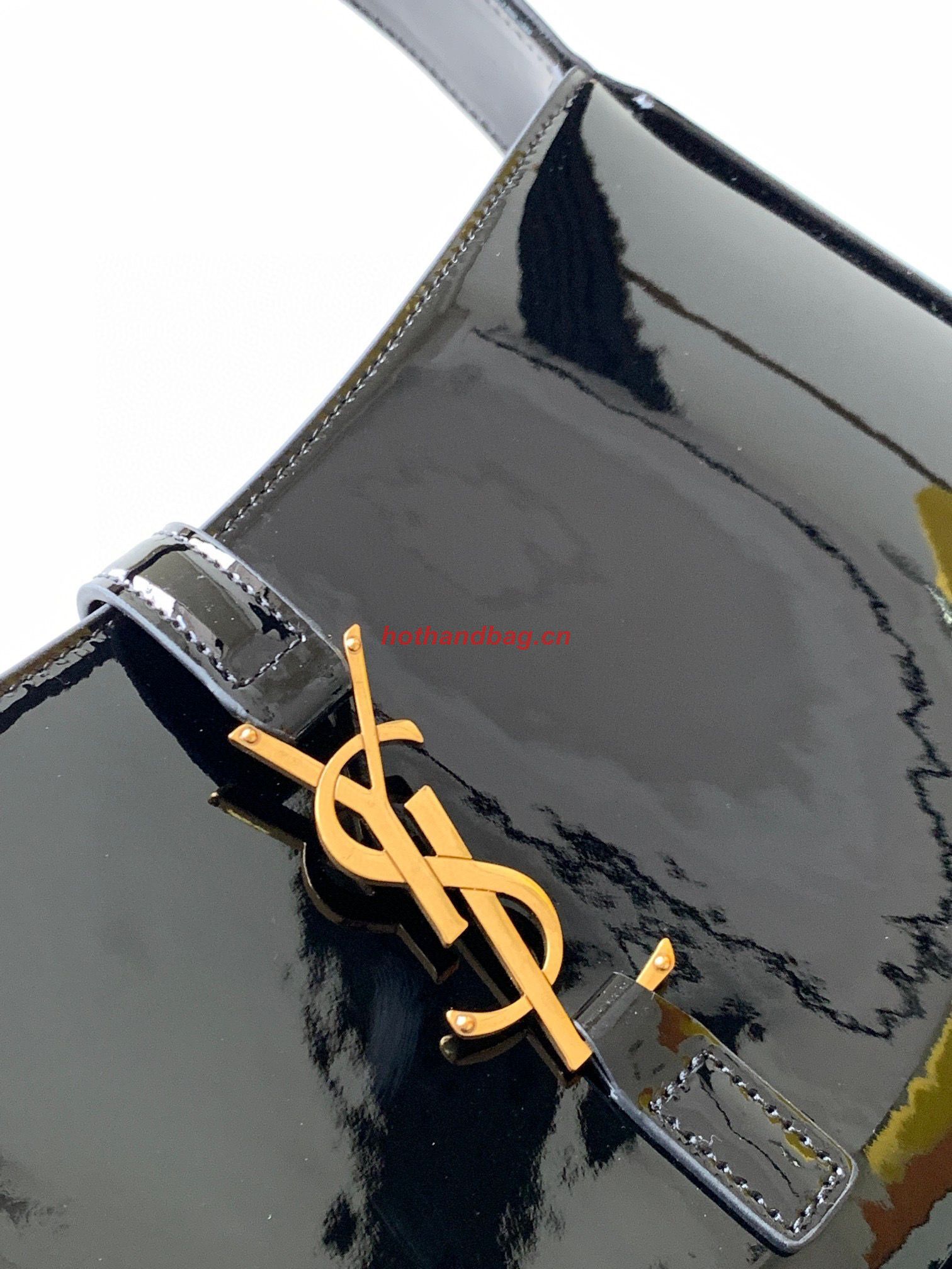 SAINT LAUREN PATENT LEATHER BAG 657228 BLACK SAINT LAUREN PATENT LEATHER BAG 657228 BLACK