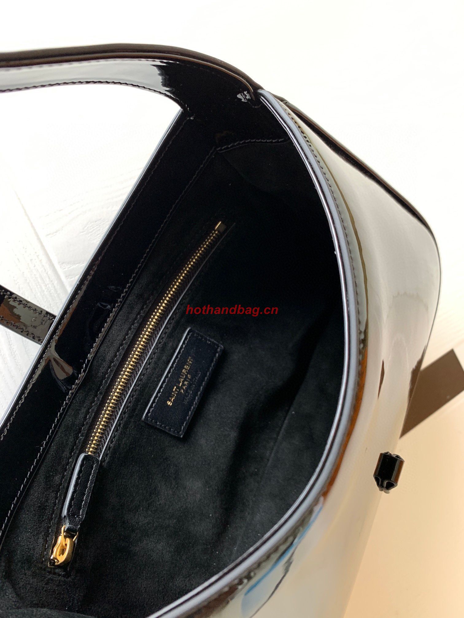 SAINT LAUREN PATENT LEATHER BAG 657228 BLACK SAINT LAUREN PATENT LEATHER BAG 657228 BLACK