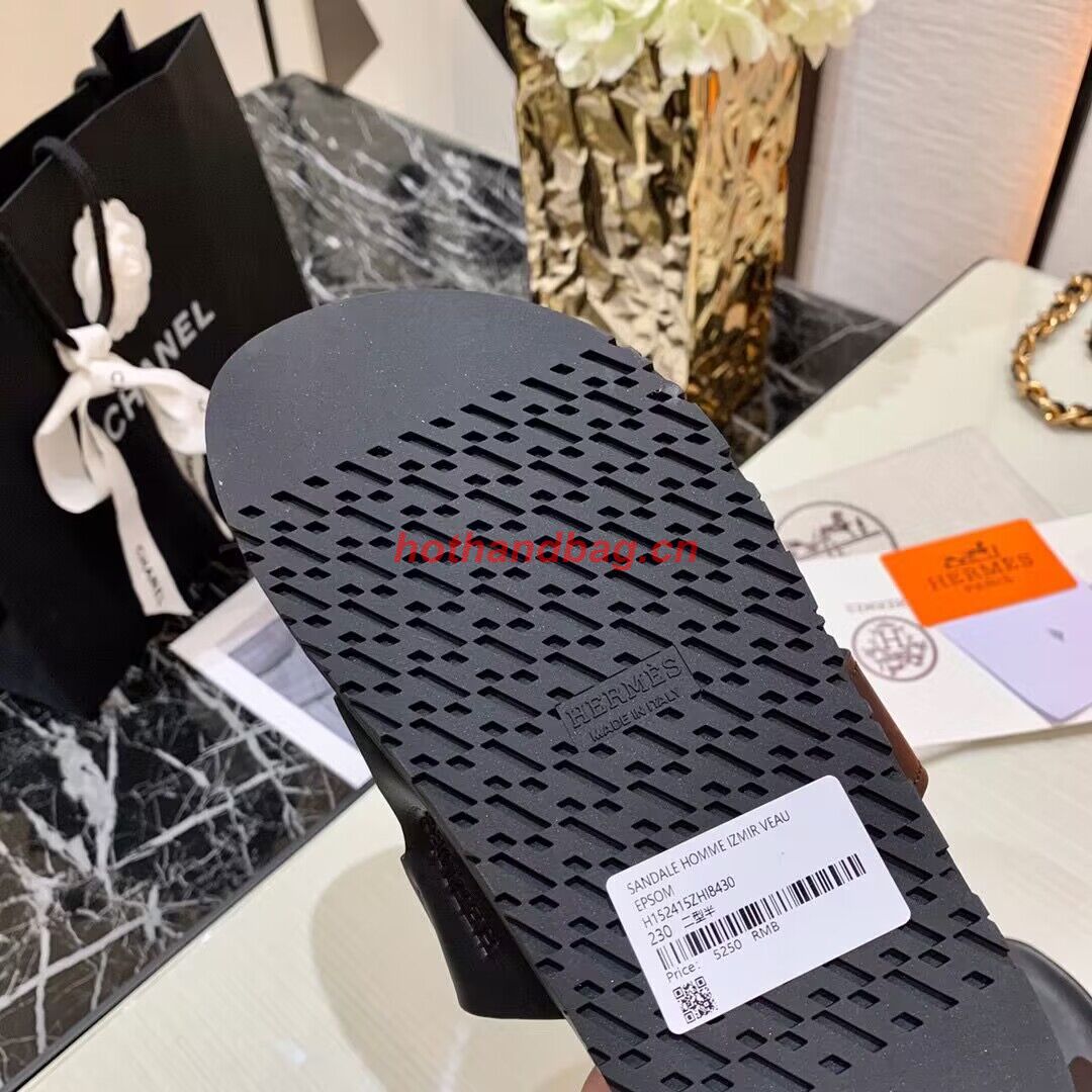 Hermes Shoes 2022 Chypre sandals HM63920 Black Hermes Shoes 2022 Chypre sandals HM63920 Black
