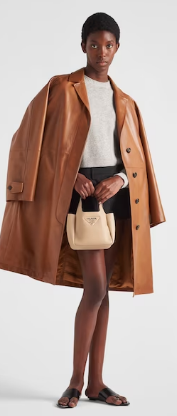 Prada Leather handbag 1BA349 sand Prada Leather handbag 1BA349 sand