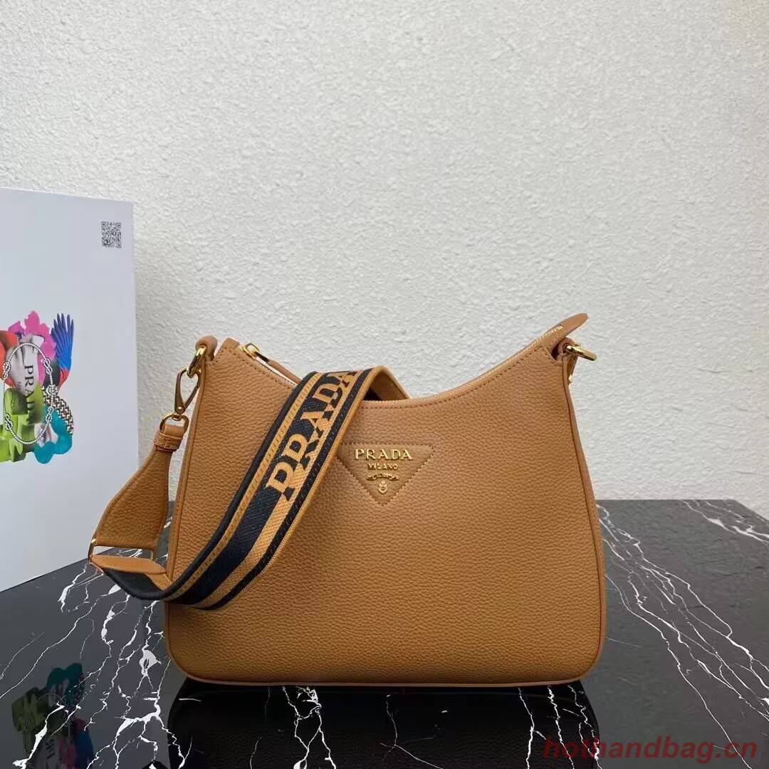 Prada Leather shoulder bag 1BC178 Caramel Prada Leather shoulder bag 1BC178 Caramel