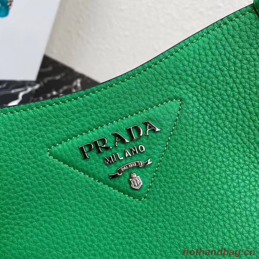 Prada Leather mini shoulder bag 1BH191 Green Prada Leather mini shoulder bag 1BH191 Green