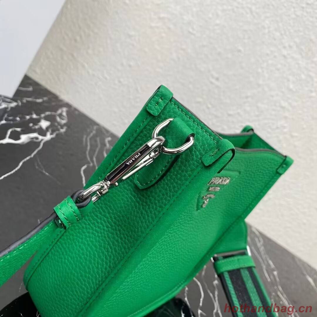 Prada Leather mini shoulder bag 1BH191 Green Prada Leather mini shoulder bag 1BH191 Green