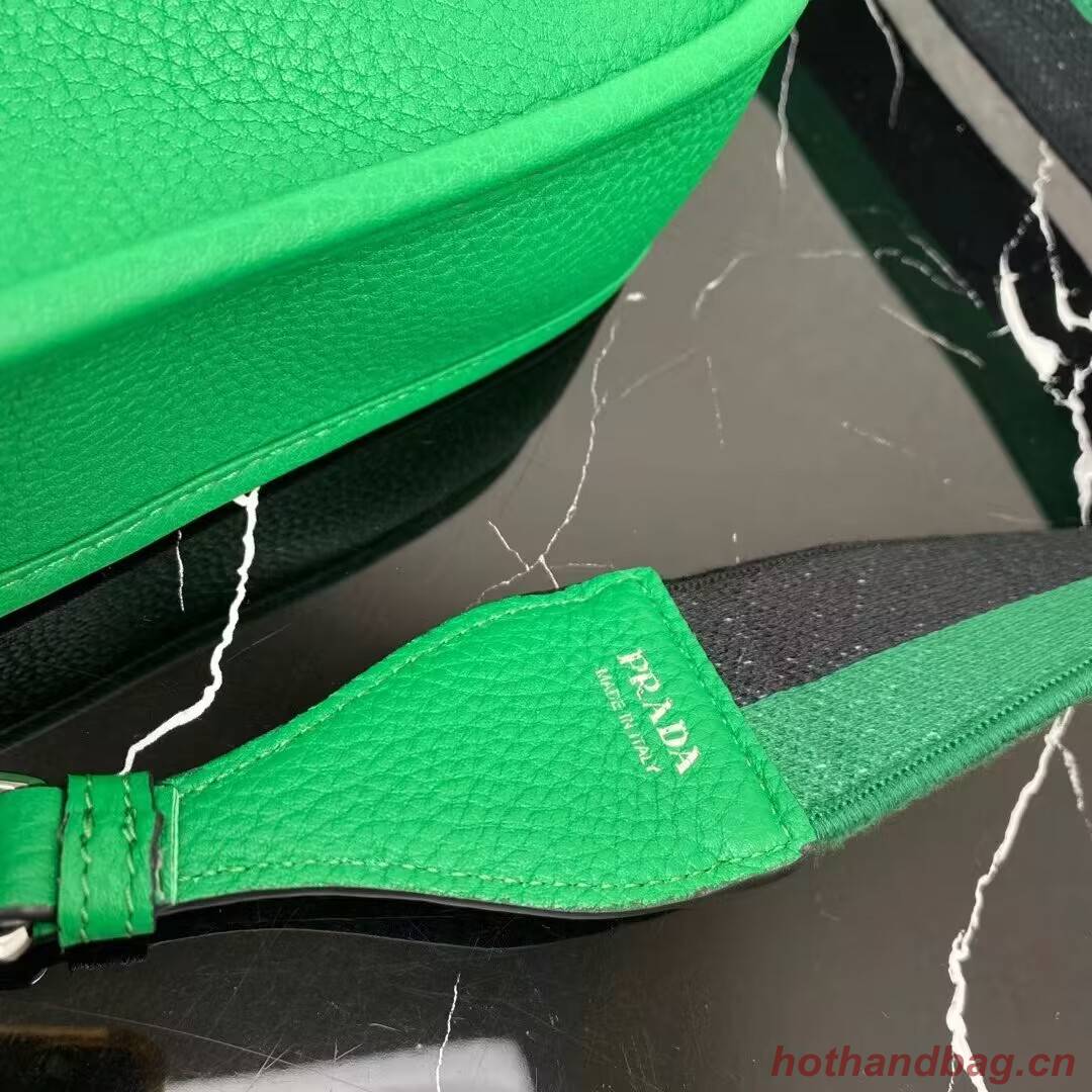Prada Leather mini shoulder bag 1BH191 Green Prada Leather mini shoulder bag 1BH191 Green