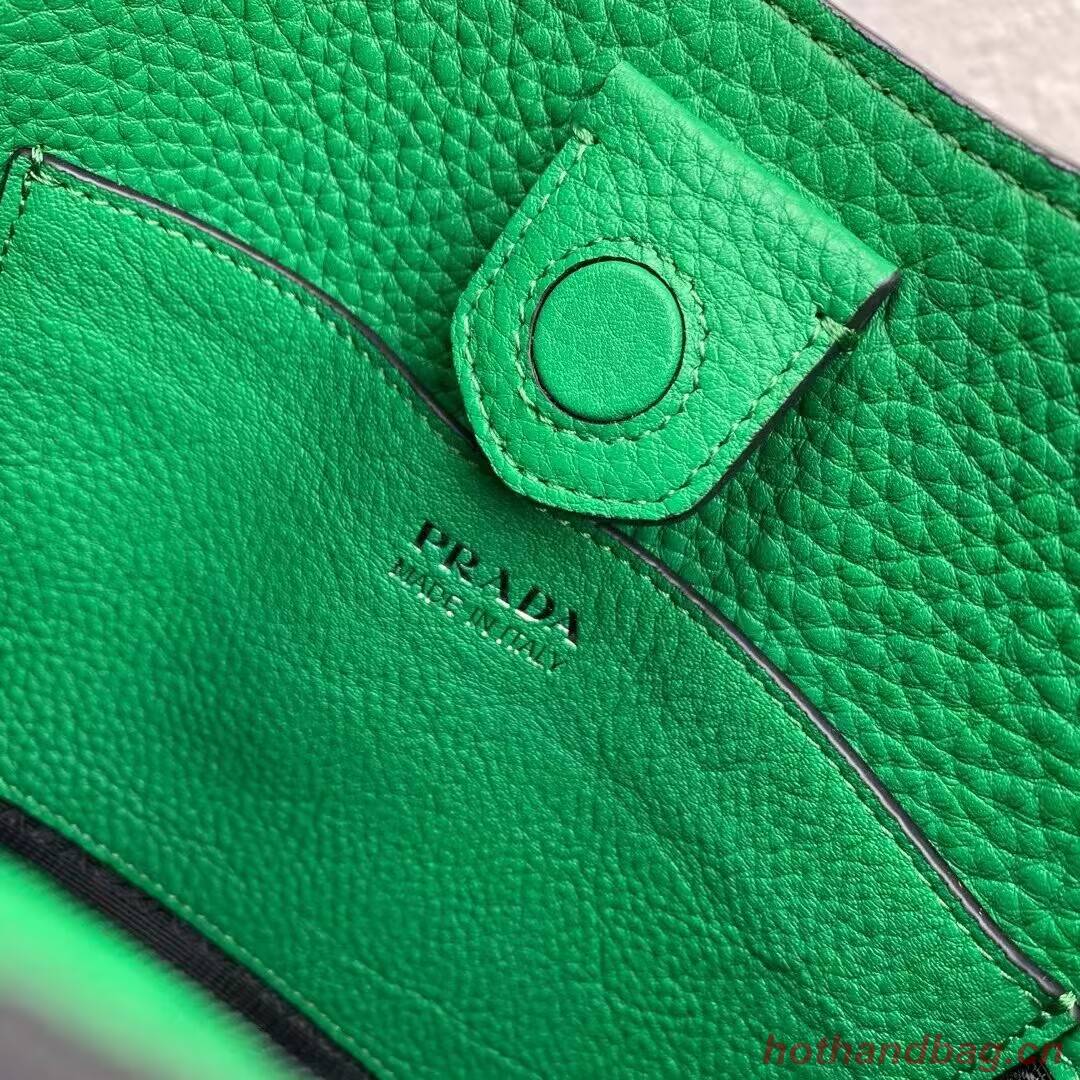 Prada Leather mini shoulder bag 1BH191 Green Prada Leather mini shoulder bag 1BH191 Green