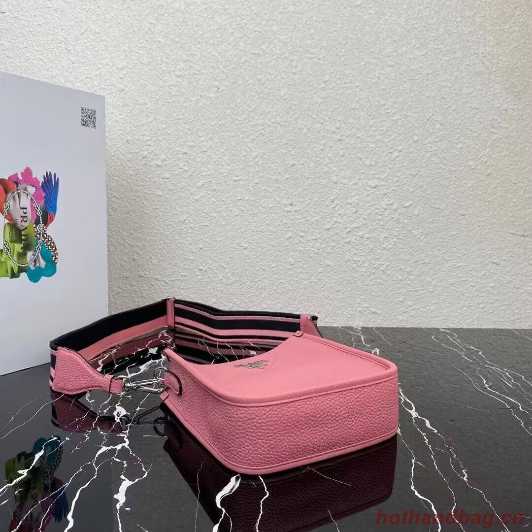 Prada Leather mini shoulder bag 1BH191 pink Prada Leather mini shoulder bag 1BH191 pink