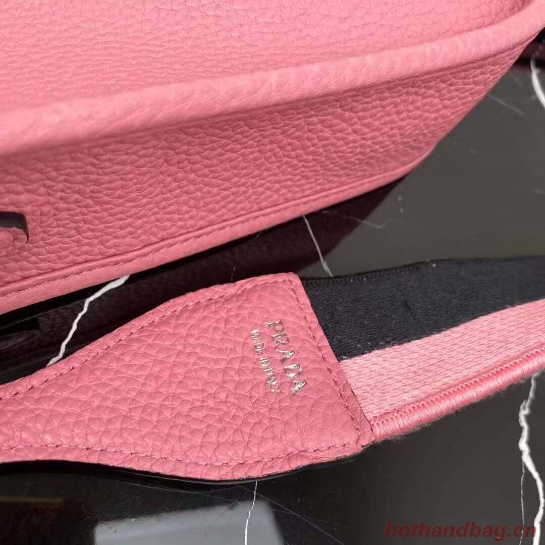 Prada Leather mini shoulder bag 1BH191 pink Prada Leather mini shoulder bag 1BH191 pink