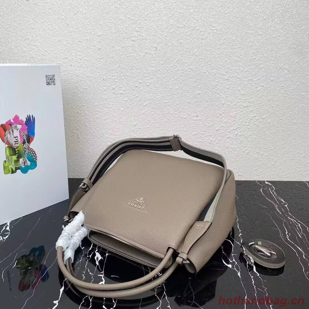 Prada Leather shoulder bag 1NC175 gray Prada Leather shoulder bag 1NC175 gray
