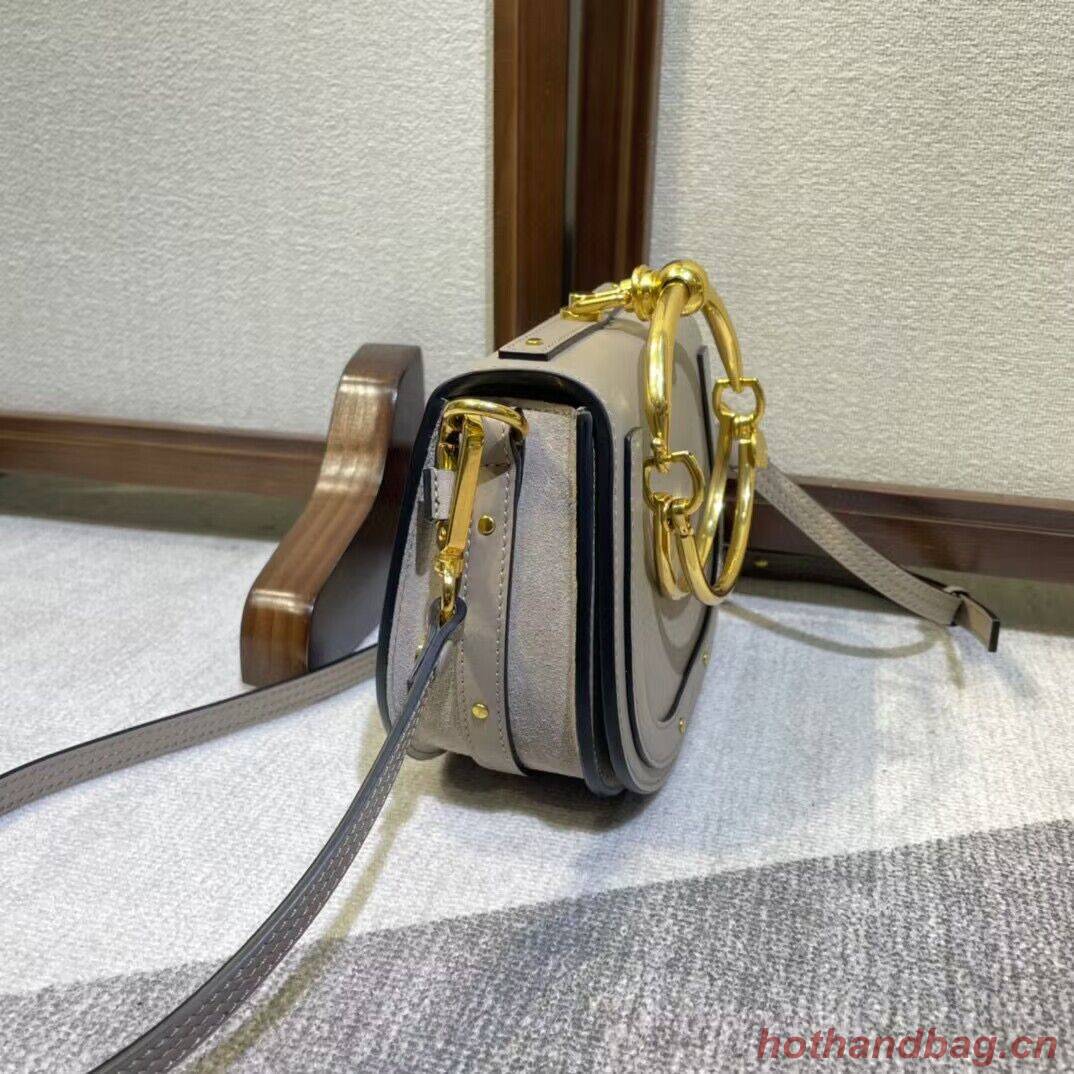 Chloe Nile Bracelet Minaudiere Original Leather 6011 Gray Chloe Nile Bracelet Minaudiere Original Leather 6011 Gray